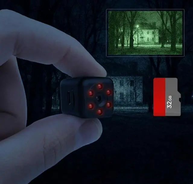 Alt view image 7 of 7 - 0.9 inch Hidden Camera, Micro Spy Camera, Small Camera, Hidden Cameras for Home. Miniature Train spy cam. Night Vision Motion Detection | Includes 32GB TF Card! | NO APP! No Wi-Fi C1PRO