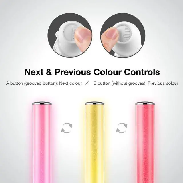 Alt view image 7 of 7 - Multicolor LED Glow Sticks, Party Flashing Light, 15 Color Changing 2 Lighting Modes Flashing Light Stick for Party Supplies, Festivals, Raves, Birthdays, Parking Guides, Dog Walkers Safety