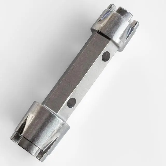 Alt view image 7 of 7 - Tub Drain Remover Wrench Removal Tool Dual Ended Dumbell for Bath Drains Heavy Duty Aluminum