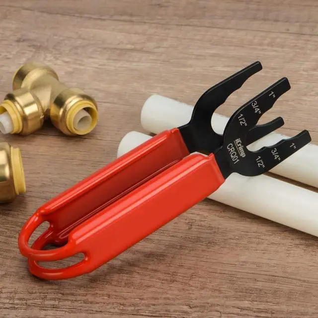 Alt view image 6 of 7 - Disconnect Tong Sized 1/2 inch, 3/4 inch, 1 inch, Removal Tool for Demount Brass Push Fit, Push-to-Connect Fittings