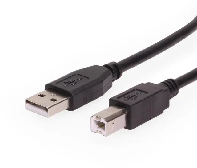 Main image of 2ft. Black USB 2.0 A to B Device Cable