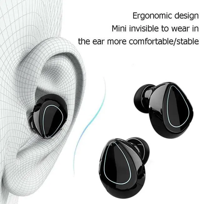 Alt view image 2 of 7 - Wireless Earbuds, 2026 Bluetooth 5.4 Headphones Stereo Ear Buds Noise Cancelling Mics IPX7 Waterproof, Wireless Headphone for Tablets, Smartphones, and Gym Workouts, Black