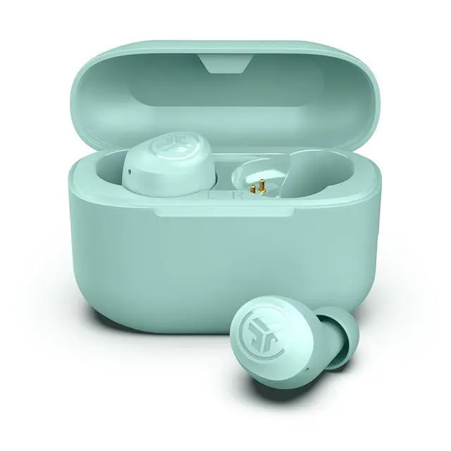 Alt view image 2 of 5 - Go Air Pop True Wireless Earbuds, in Ear Headphones, Bluetooth Earphones, Ear Buds with 32H Playtime, Bluetooth Earbuds with Microphone, USB Charging Case, Dual Connect, EQ3 Sound, Mint