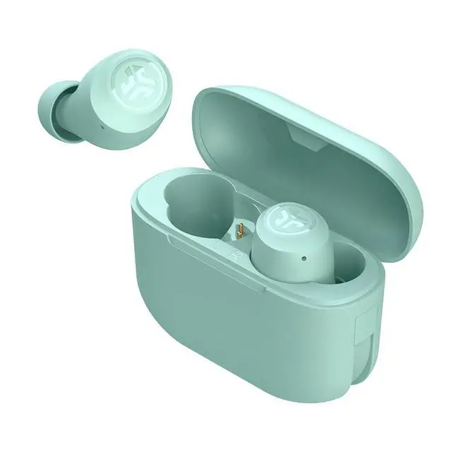Alt view image 4 of 5 - Go Air Pop True Wireless Earbuds, in Ear Headphones, Bluetooth Earphones, Ear Buds with 32H Playtime, Bluetooth Earbuds with Microphone, USB Charging Case, Dual Connect, EQ3 Sound, Mint