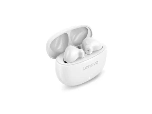 Alt view image 6 of 6 - True Wireless Earbuds, Bluetooth 5.3 TWS Headphones with 13mm Drivers, AI Noise Reduction Mic, Up to 20H Battery with Case, USB-C Charging, IPX4 Water Resistant, Touch Control, White