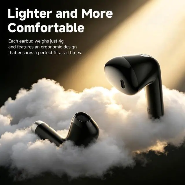 Alt view image 3 of 7 - Wireless Earbuds, Bluetooth 5.4 Stereo, 35H Playtime, Balanced Sound