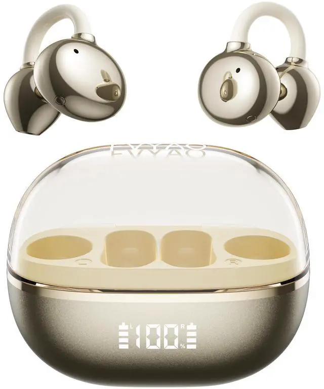 Main image of Open Ear Clip on Earbuds Bluetooth Headphones Wireless Ear Buds