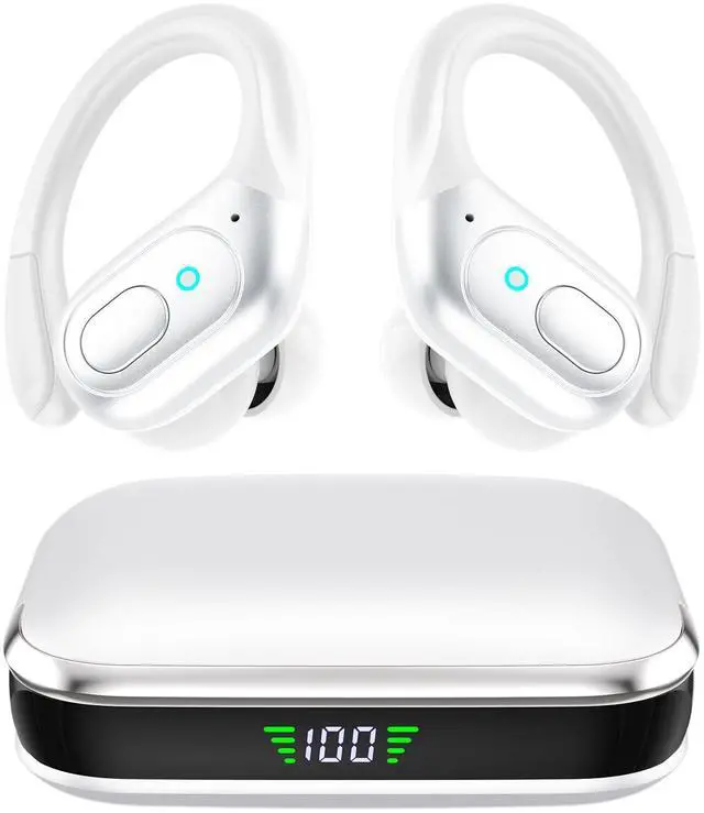 Main image of Wireless Earbuds, Sports Bluetooth Headphones, 75Hrs Playtime Ear Buds with LED Power Display, Noise Canceling Headset, IPX7 Waterproof Earphones for Workout/Running