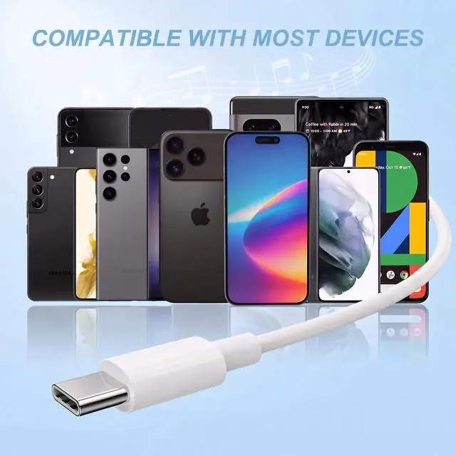 Alt view image 7 of 7 - 2 Pack USB C Wired Headphones for iPhone 17/16/15 Pro Max Earbuds
