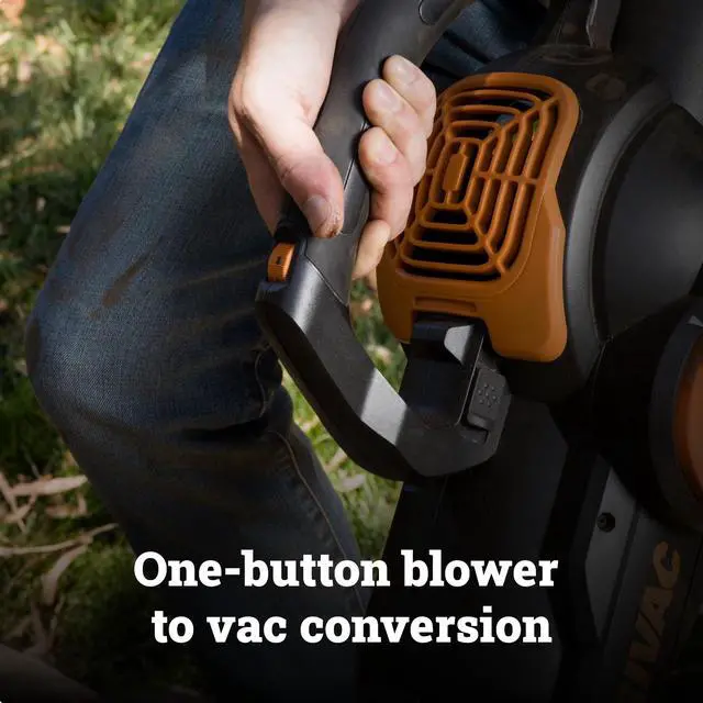 Alt view image 6 of 7 - 3 in 1 Electric Leaf Blower for Lawn Care, Leaf Vacuum with 600 CFM, Leaf Mulcher with Metal Impeller, WG512