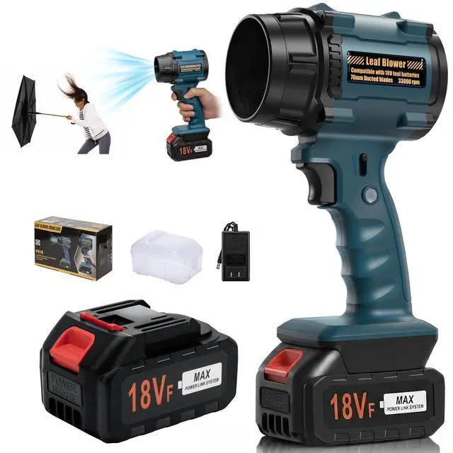 Main image of Cordless Leaf Blower, Lightweight Electric Blower