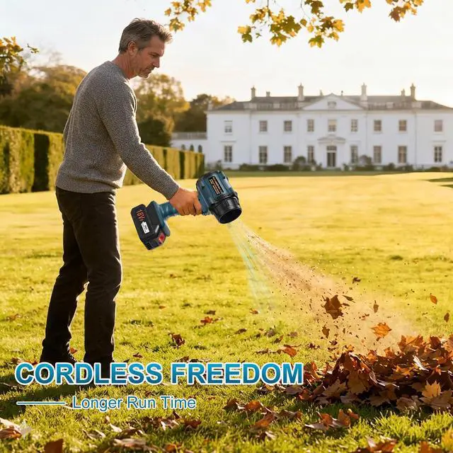 Alt view image 5 of 7 - Cordless Leaf Blower, Lightweight Electric Blower