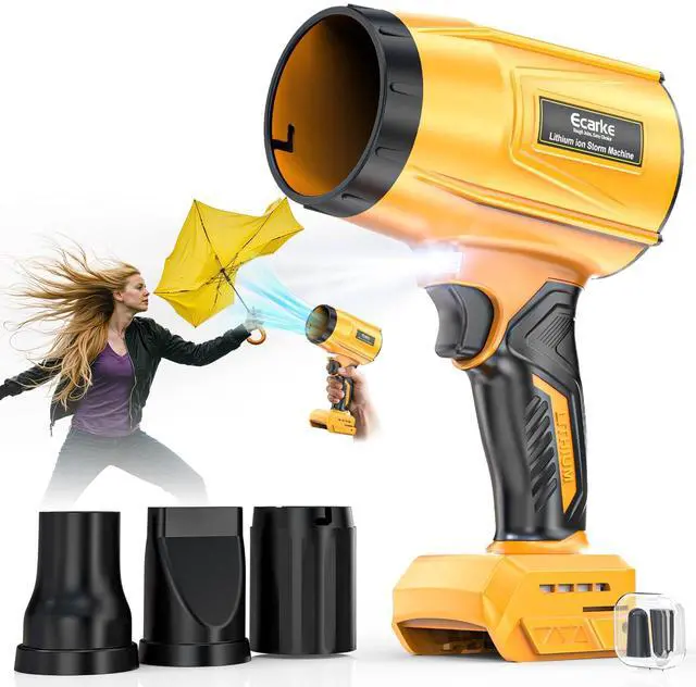 Main image of 800,000 RPM Leaf Blower Compatible with Dewalt 20V: Ecarke Cordless Dust Blower, Electric Turbo Jet Blower Handheld Battery Powered with Brushless Motor for Patio Garden Lawn (Tool Only, No Battery)