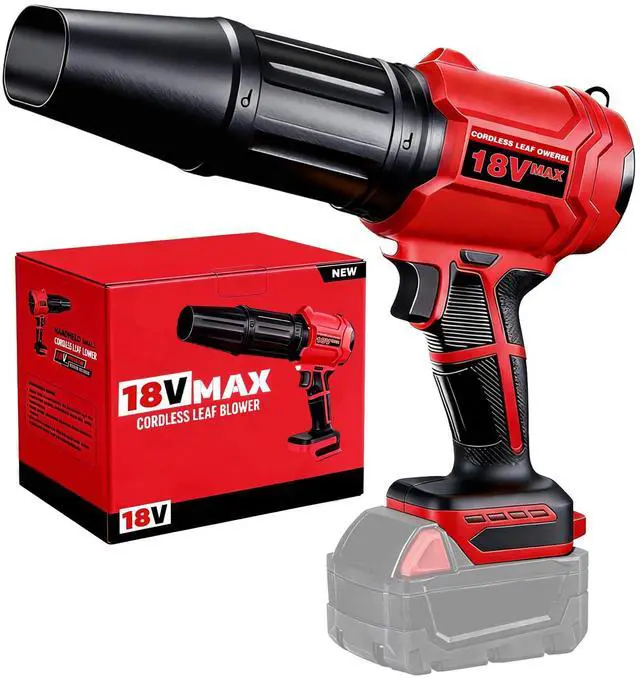 Main image of Cordless Leaf Blower for Milwaukee 18V Battery, 720-CFM 180-MPH Handheld Electric Brushless Dust Blower with Light, Battery Powered Leaf Blowers for Patio, Lawn Care, Leaves (Battery Not Included)