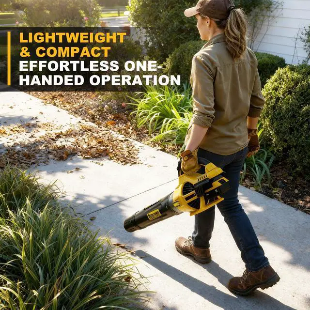 Alt view image 5 of 7 - 600 CFM Brushless Leaf Blower Compatible with DeWalt 20V Max