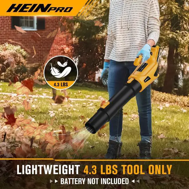 Alt view image 4 of 7 - Leaf Blower Cordless Compatible with Dewalt 20V Max Battery