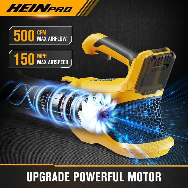 Alt view image 3 of 7 - Leaf Blower Cordless Compatible with Dewalt 20V Max Battery