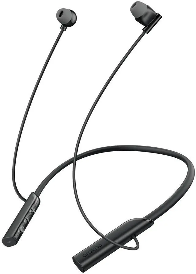 Main image of NeckLite Wireless Neckband Earbuds, Wearable Around Neck Headphones Built-in Microphone, Bluetooth Headset Magnetic Earphones Deep Bass, Ultra-Lightweight Comfort, 30H Playtime, Black