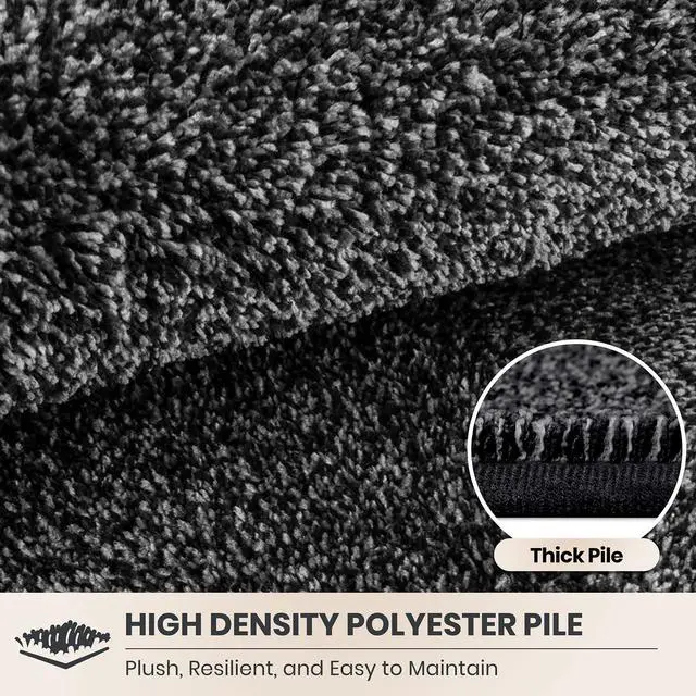 Alt view image 4 of 7 - Dirt Trapping Door Mat 24" x 35.5", Non-Slip Machine Washable Entryway Rug, Dog Doormat, Indoor Front Door Mat, Super Absorbent Entry Rug for Muddy Shoes & Paws, Charcoal
