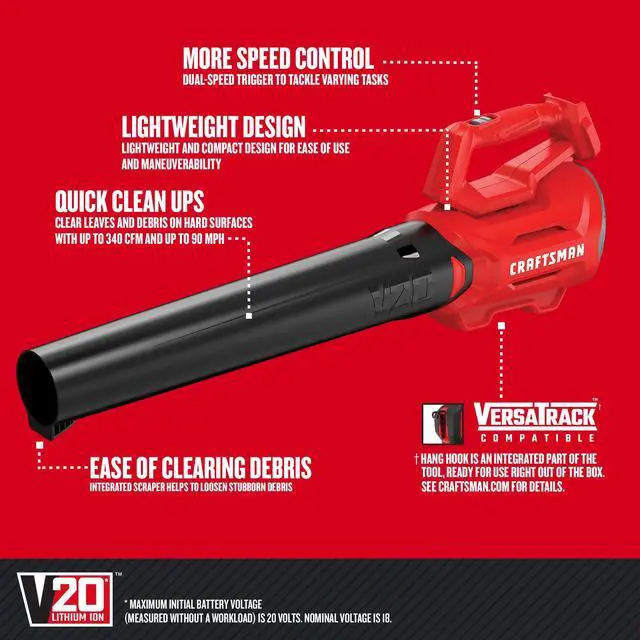 Alt view image 2 of 7 - Cordless Axial Leaf Blower (Tool Only)
