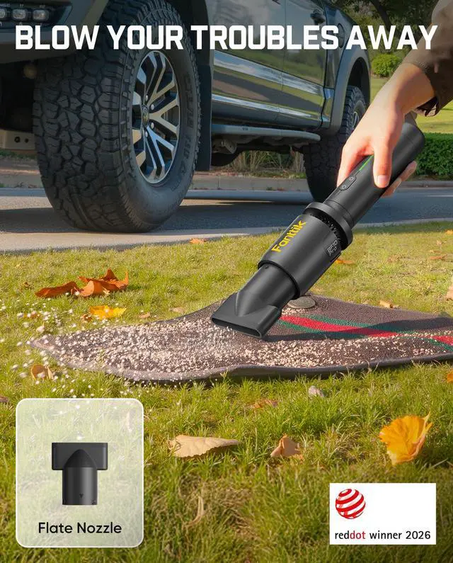 Alt view image 6 of 7 - Leaf Blower, 80000RPM Cordless Blower, Type-C/Lightweight