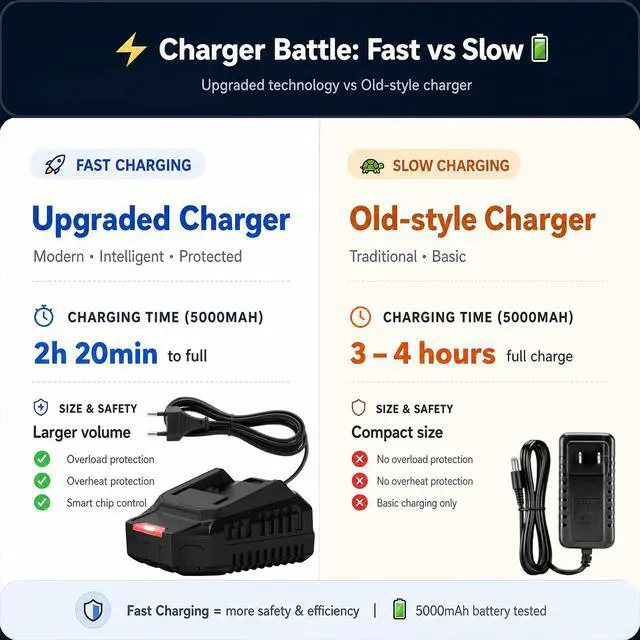 Alt view image 6 of 7 - Leaf Blower Cordless,1200W Brushless Electric Leaf Blowers w/ 2x5.0Ah Battery Fast Charger, 6 Speed Powerful Blowers for Garden Lawn Care Patio Blowing Leaves Dust Snow Gift for Men Turquoise