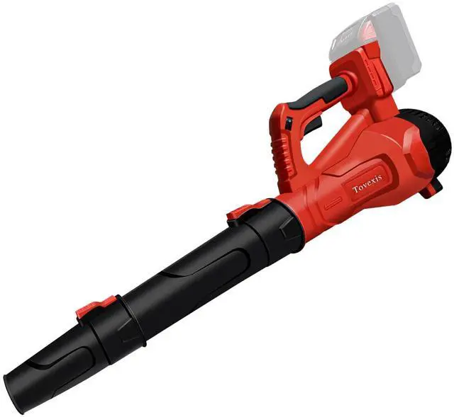 Main image of Leaf Blower Cordless for Milwaukee M18 Battery(No Battery) - 580CFM & 6 Speed Levels, Electric Brushless Cordless Handheld Blower for Town Care, Patio, Blowing Leaves and Snow (Black & Red)