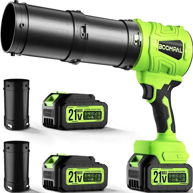 Main image of Leaf Blower Cordless with Battery and Charger, Cordless Leaf Blower with 2-Pack 20V Batteries, Variable Speed, Extended Nozzle; Handheld Blower for Lawn Care, Car, Patio, Dust