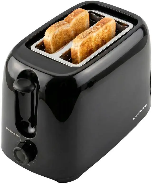 Main image of Electric 2 Slice Toaster Machine 6-Shade Setting, Black TP2210B