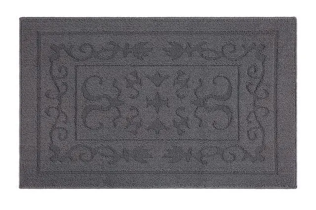 Alt view image 7 of 7 - Indoor Door Mat 24" x 36", Non-Slip Door Mats Indoor Washable, Grey