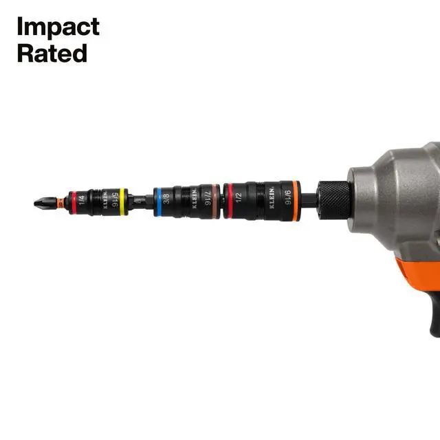 Alt view image 6 of 7 - 20-in-1 SAE Impact Rated Sockets and Screwdriver Tool with Phillips, Slotted, Square and Torx Tips
