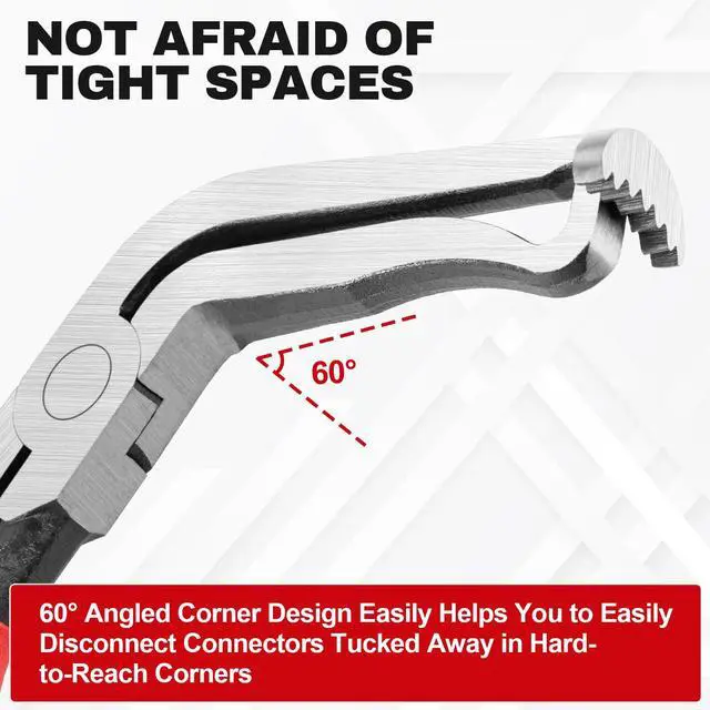 Alt view image 2 of 7 - 3PCS Electrical Disconnect Pliers, Upgrade Electrical Connector Pliers, Automotive Electrical Connector Removal Tool, Automotive Electrical Terminal Connector Separator Removal Tool for Cars