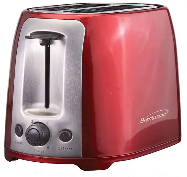 Main image of Cool Touch 2-Slice Extra Wide Slot Toaster, Red