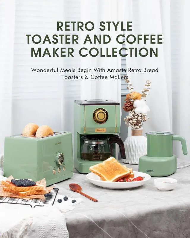 Alt view image 4 of 7 - 2 Slice Toaster, Retro Bread Toaster with LED Display, Extra Wide Slots Toasters with 6 Bread Shade Settings, Bagel, Cancel, Defrost Function, Stainless Steel with High Lift Lever, Removal Crumb Tray