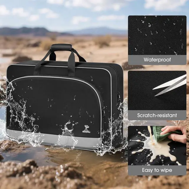 Alt view image 5 of 7 - Carrying Case Compatible with Starlink Gen 3 for Camping and RV | Case Compatible with Starlink Satellite Dishes Gen 3 Accessories, Shockproof & Waterproof Travel Bag with Inner Pocket, Black