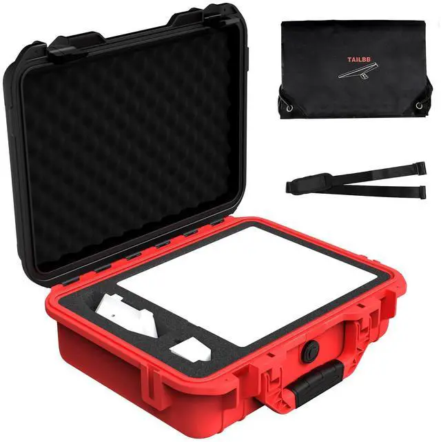 Main image of for Starlink Mini Case, Starlink Mini Accessories Kit Gen 4 Waterproof Black & Red Design Hard Case,Waterproof Pouch Bag & Shoulder Strap,Ideal for Travel, RV, Camping,Backpack Carrying Storage Mount