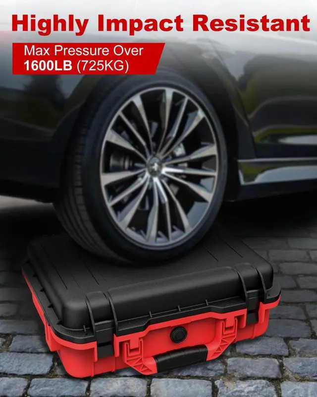 Alt view image 4 of 7 - for Starlink Mini Case, Starlink Mini Accessories Kit Gen 4 Waterproof Black & Red Design Hard Case,Waterproof Pouch Bag & Shoulder Strap,Ideal for Travel, RV, Camping,Backpack Carrying Storage Mount