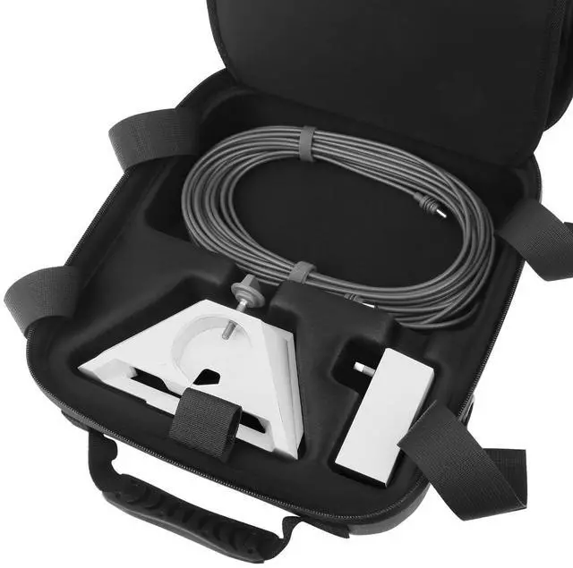 Alt view image 2 of 7 - Ultra-Light Case for Starlink Mini, Waterproof EVA Shockproof Bag | Easy-Clean Surface, 1.7lbs, Rain-Resistant Zipper, Shock Protection, for Travel & Camping Starlink Mini Accessories