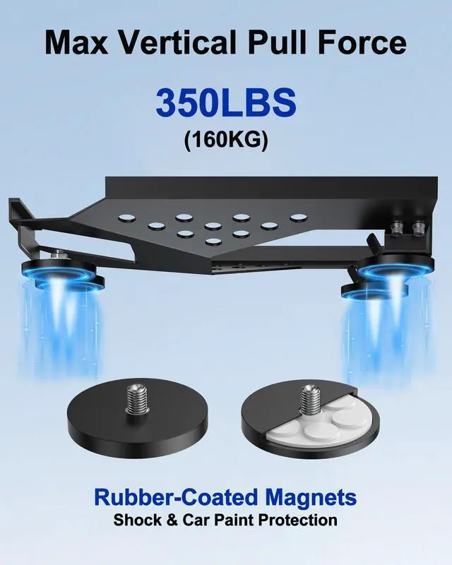 Alt view image 3 of 7 - for Starlink Mini Mount, Magnetic Starlink Mini Car Mount Base Suction Cup Accessories Truck RV Flat Rack Roof Sunroof Kit Boat V4for Camping, High-Speed & Extreme Conditions (Black)