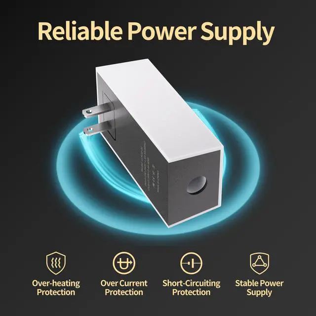 Alt view image 3 of 6 - Starlink Mini Charger 60W Replacement Power Supply AC Adapter | 30V 2A Output, Wall Charger Plug, For Starlink Mini Dish