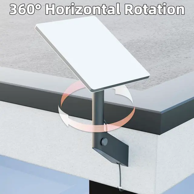 Alt view image 4 of 6 - Starlink Mini Wall Mount, 360 Adjustable Starlink Mini Bracket, Gray