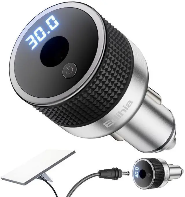 Main image of Starlink Mini 12V/24V to 30V Car Adapter, 60W Cigarette Lighter | Digital voltage display, supports 16AWG 30M cable, all-metal body, ideal for RVs, boats, trucks and off-grid use.