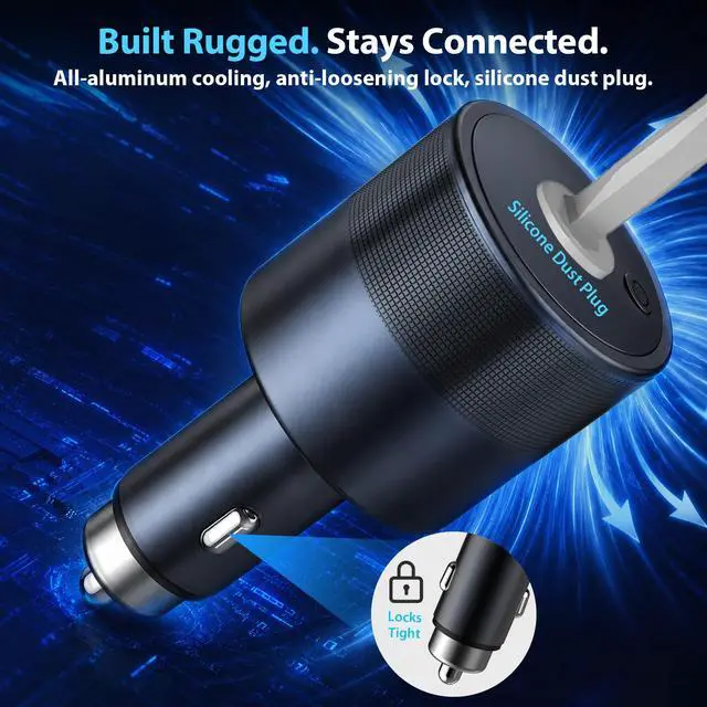 Alt view image 5 of 5 - Starlink Mini Car Adapter 12V-24V to 30V DC Step-Up Converter, No Reboot | Cigarette Lighter Adapter for Starlink Mini, LED Voltage Display & Power Switch, Supports 16AWG 30M Cable for RV Trailer Boat
