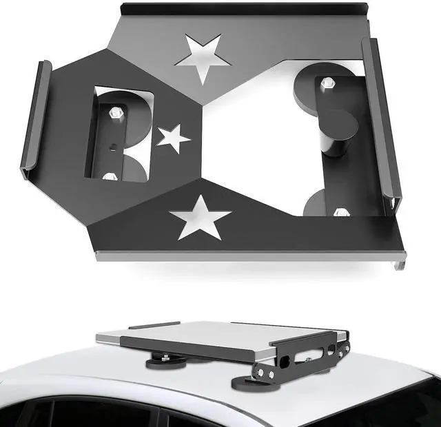Main image of Starlink Mini Roof Mount, Starlink Magnetic Magnet Mounting Kit/Accessories | Quick-Release, Compact and Portable, Four-Sided/Rubber Protection, Suitable for RV, Van, Boat, Yacht, Truck
