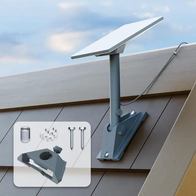 Main image of Starlink Mini Roof Mount Adjustable Starink Mini Home Mount Heavy Duty Pole Mounting with Adjustable Tilt 90 for Better Signal