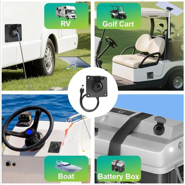 Alt view image 7 of 7 - Starlink Mini Pass Through Kit for RV, Waterproof DC Power Port Mount with 5.5x2.1mm Connector, Heavy Duty Starlink Mini Accessories Compatible with Starlink Mini Battery Packs, Marine & Van Wall Plug