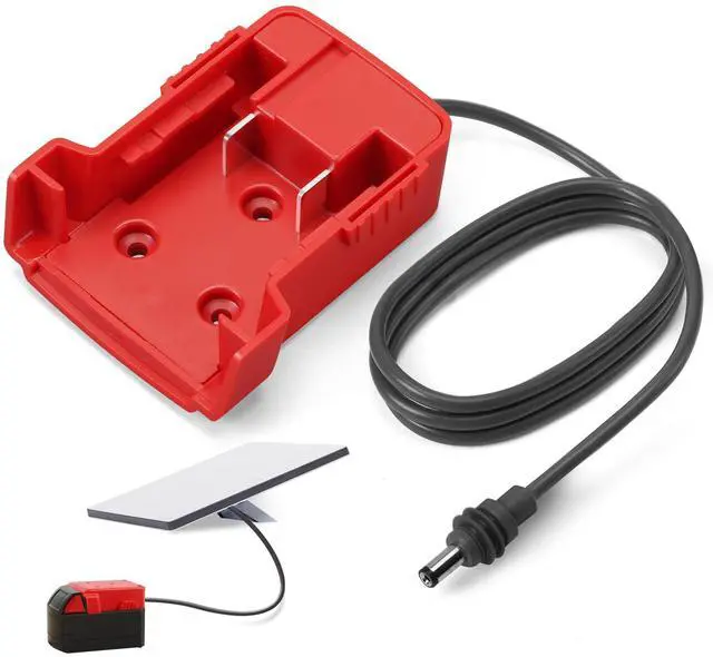 Main image of Starlink Mini Battery Adapter Compatible with Milwaukee M18, Starlink Mini Power Cable for 18V Battery, 3.2FT 18AWG Battery Adapter DC Power Cable