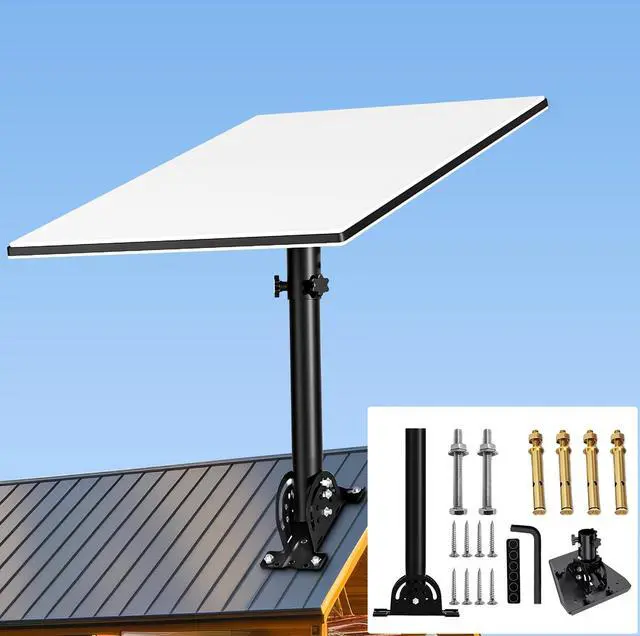 Main image of Starlink Gen 3 Heavy Duty Pivot Roof Mount, Adjustable 160 Degree Tilt for Better Signal, Compatible with Starlink Gen 3 / Standard 4 / Standard 4X Dish