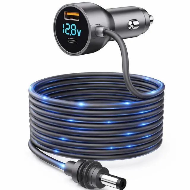 Main image of Starlink Mini Car Charger,Starlink Mini Car Adapter, 3-in-1 DC Power Cable with 12V-48V Cigarette Lighter Adapter,PD 30W + USB-A 30W + DC 72W Car Power Supply for Trucks, RVs, Boats(16.5Ft)