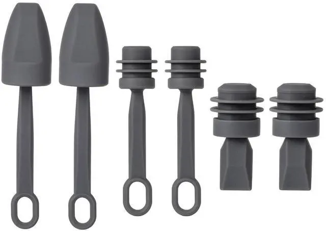Main image of 6pcs Cable Silicone Caps for Starlink Mini Dust-Proof Waterproof Covers | Dust-Proof Waterproof, Cable and Power Port Protective Covers, Seal Plugs Accessories, for Antenna Ends & Router, Gray